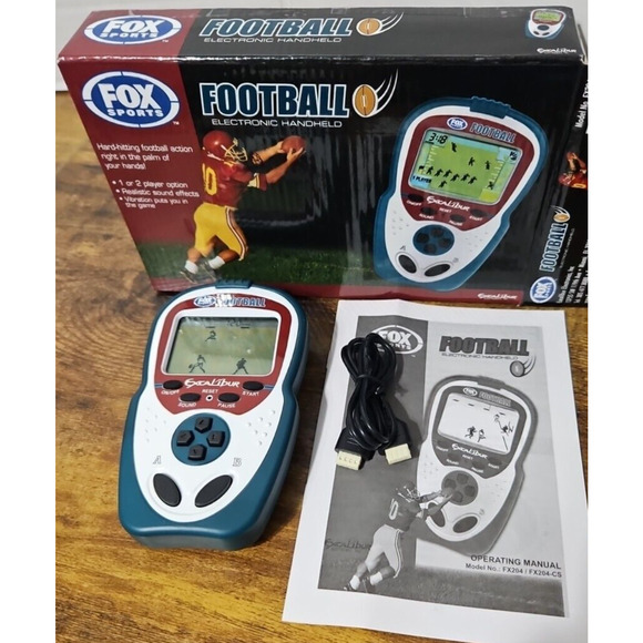 Excalibur Fox Sports Electronic 2007 Handheld Football Game FX204 - New Open Box - Picture 2 of 6